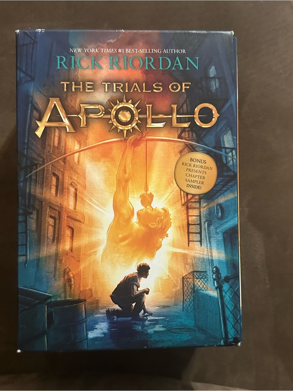 Rick Riordan "The Trials of Apollo" Paperback Book - books 1-3